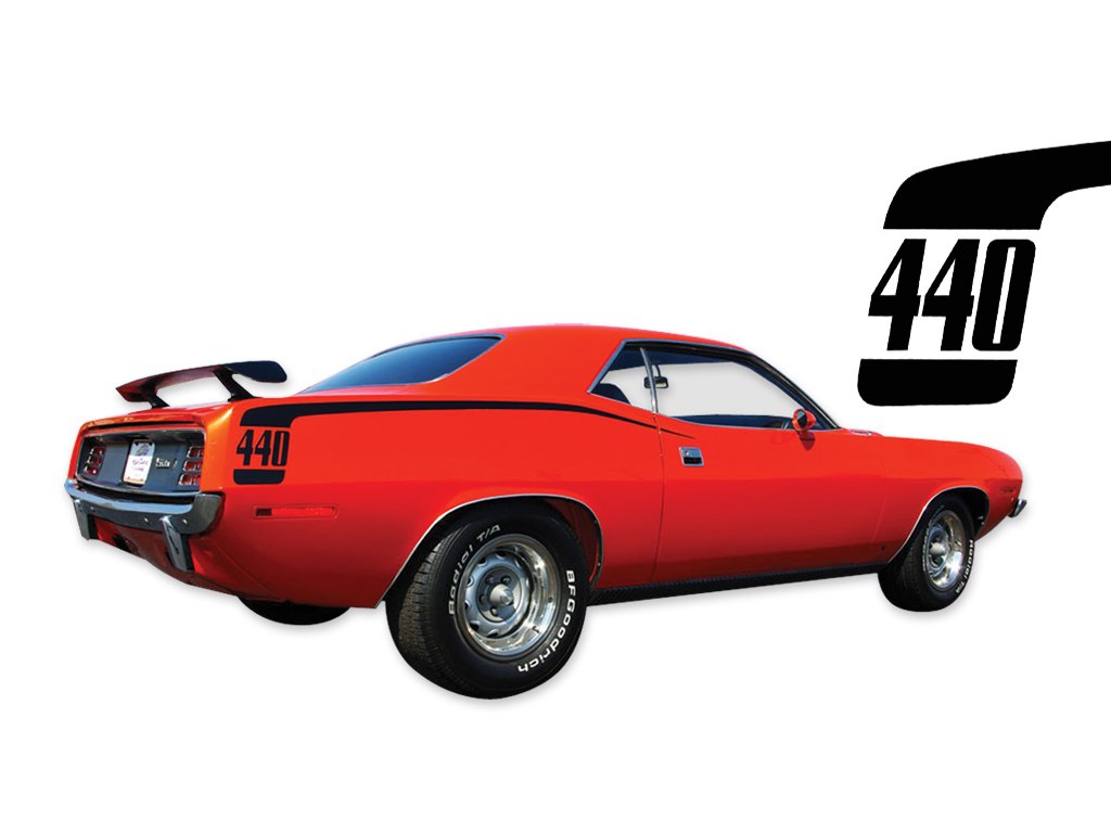 Amazon.com: Phoenix Graphix 1970 Plymouth Barracuda 'Cuda 440