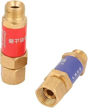 Oxygen-acetylene non-return valve, 1.5 oxygen-acetylene non-return for gas welding equipment for private households