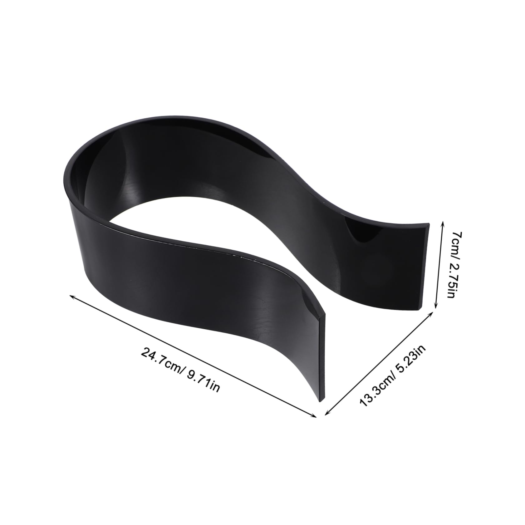 jojofuny 3 Pezzi Supporto Per Cuffie Espositore Per Cuffie Le Trovano Porta Da Scrivania Stand Di Gioco Per Le Porta Cuffia Scrivania Nero Acrilico