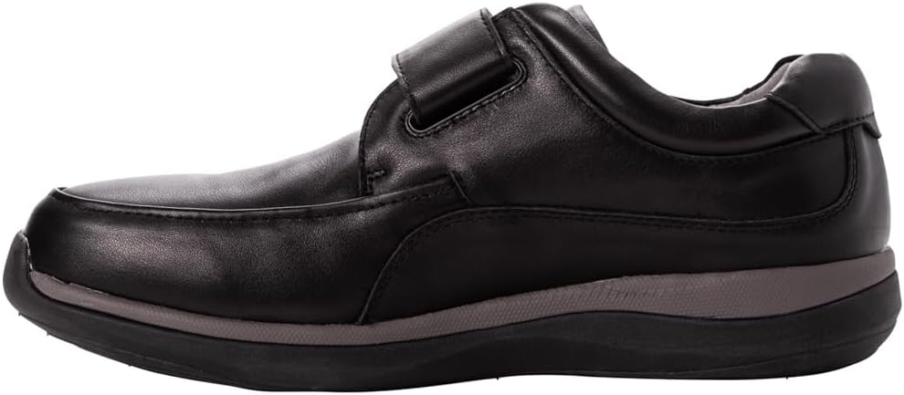 Propet Mens Parker Monk Strap Casual Shoes - Black