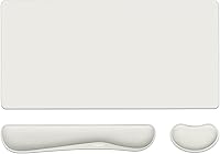 Vista 8 de MOSISO Juego de alfombrillas para mouse y teclado, reposamuñecas y reposamuñecas para teclado, reposamuñecas ergonómicas con espuma viscoelástica