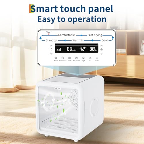 GarveeLife 72L Pet Dryer Box 360° High-Efficiency Pet Dryer, Cat Drying Box with 5 Air Outlets, NTC Smart Temperature Control | Quiet Pet Grooming Blower for Cats & Dogs up to 45 lbs by GarveeLife - Image 6