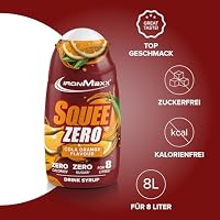 IronMaxx SqueeZero - Cola Orange 65 ml | Zuckerfreier Sirup ohne Kalorien | Für 8 Liter Erfrischungsgetränk | Praktisch & erfrischend – Ansicht 2