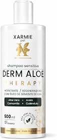 Shampoo PET Tratamento Alergias Coceiras e Irritações Derm Aloe Therapy XARMIE 500ml