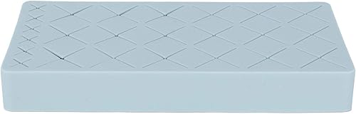 Sunicon Organizador de lápiz labial, organizador de maquillaje acrílico de 24 ranuras para lápiz labial, pinceles, botellas y más (azul)