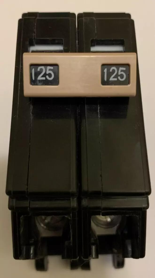 CH2125 2 Pole 125 AMP Type CH Circuit Breaker 10,000 Fits CH Panels,Replacement for Eaton OEM