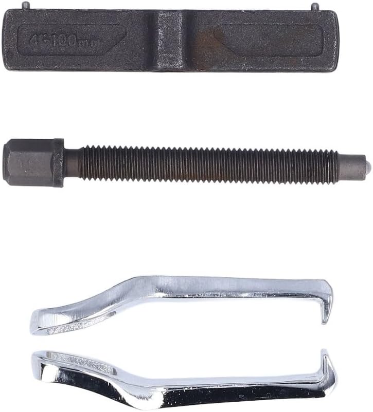 4 Inch 2-Jaw Gear and Bearing Puller, Chrome Vanadium Steel Reversible Adjustable Internal External Puller for Auto Repair