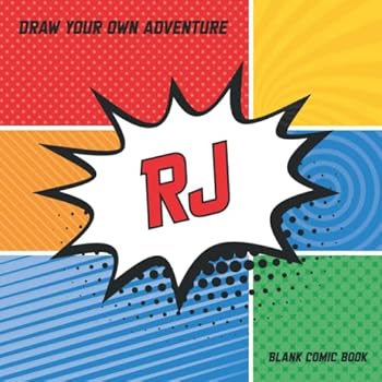 Rj : Draw Your Own Adventure, Blank Comic Book