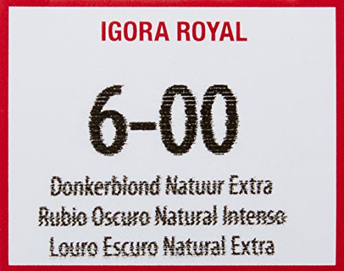 Foto von Schwarzkopf IGORA Royal Premium-Haarfarbe 6-00 dunkelblond natur extra, 1er Pack (1 x 60 ML)