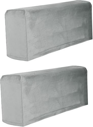 Miniatura 5 de ABOOFAN 3 juegos reposabrazos para sofá elástico sofá fundas de lino universales fundas protectores de muebles toallas de sofá 2 piezas x 3