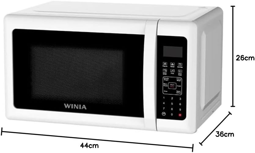 Winia KOS-62HW Microwave Oven with dimensions