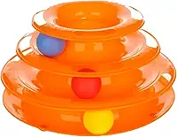 Brinquedo Interativo Para Gatos Torre Bolinhas Corre Corre