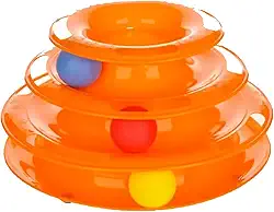 Brinquedo Interativo Para Gatos Torre Bolinhas Corre Corre