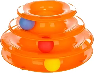 Brinquedo Interativo para Gatos Torre de Bolinhas Corre-Corre