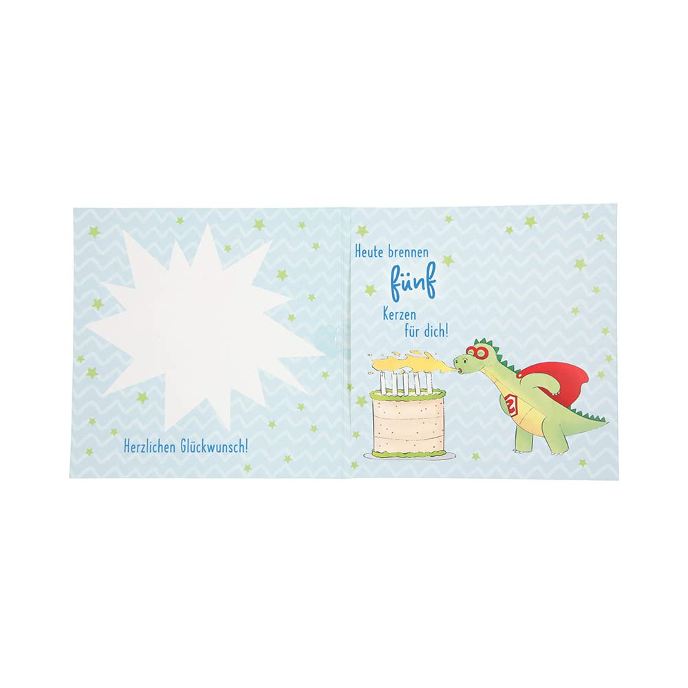 Depesche Musikkarte Zum 8. Geburtstag – Klappkarte Mit Song, Veredelt, 15,5x15,5 Cm Inkl. Umschlag