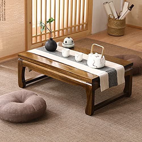 Table basse en bois massif pour ordinateur portable et espace café - 3
