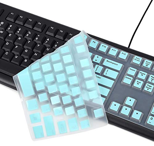 Keyboard Cover Compatible with Logitech K120 MK120 Keyboard, Logitech K120 Keyboard Skin Protector - Mint by KeyCover - Image 4