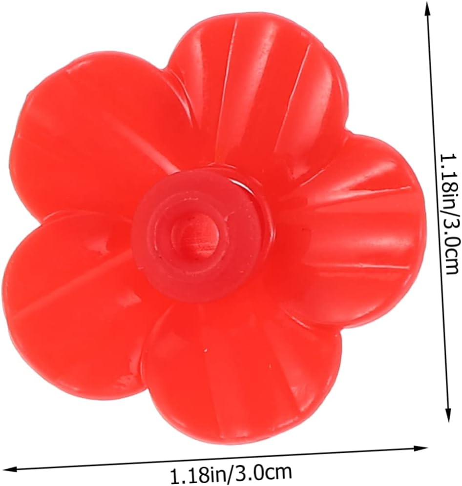 15Pcs Outdoor Imitation Flower Hummingbird Feeder Decorative Bird Feeding Tool for Gardens Durable and Design for Birds image 2