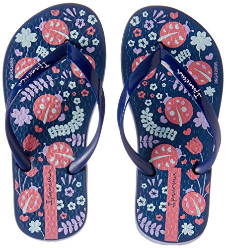 Slide Ipanema Jardins Meninas Azul/Azul/Rosa 29/30