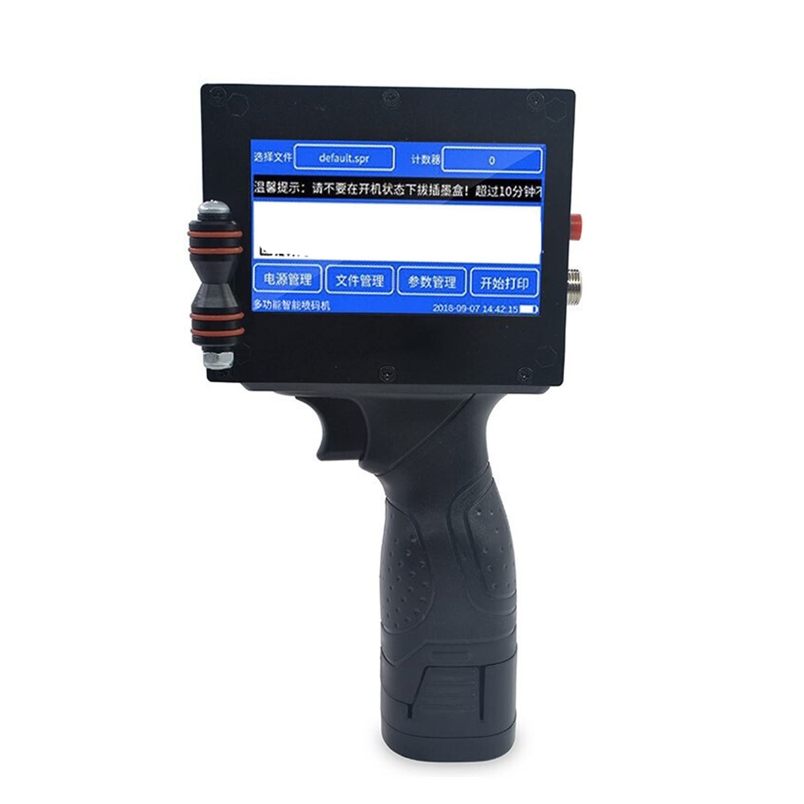 Ręczna drukarka atramentowa, Szybkoschnący wkład atramentowy Handheld Smart Inkjet Pudełko Opakowań Data produkcji Maszyna do kodowania Automatyczne znakowanie
