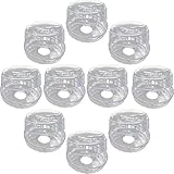 🧡【Hohe Sicherheit】Herdschutz komfort es kann verhindern, dass kinder gasherde und andere elektronische schalter einschalten. Das transparente, runde design ist für ihre küchenumgebung geeignet, kann unfälle verhindern, ist leicht zu öffnen, sicher und bequem für erwachsene.