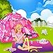 Ecore Fun 15 Pcs Doll Camping and Accessories Set for 11.5 Inch Girl Dolls Includes Tent, Clothes, Chair, Camera, Drink, Cupcake, Donut, Telescope, Toy Dog, Bag