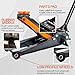 Maxority 3-Ton (6600lbs) Low Profile Hydraulic Heavy-Duty Steel Floor Jack with Dual Pistons Quick Lift Pump, Home and Workshop Car Maintenance for Various Vehicles (Random Color, 3 Ton Low Profile)