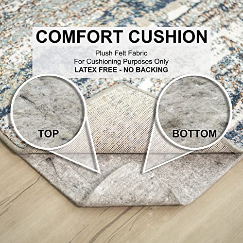 Mohawk Home 9' X 12' 3/8 Rug Pad 100% Felt Protective Cushion, Premium Comfort Underfoot – Safe For All Floors #TOP1