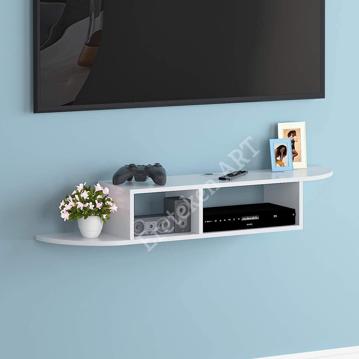 Ereteken ART TV Entertainment Unit/Wall Set Top Box Stand Shelf