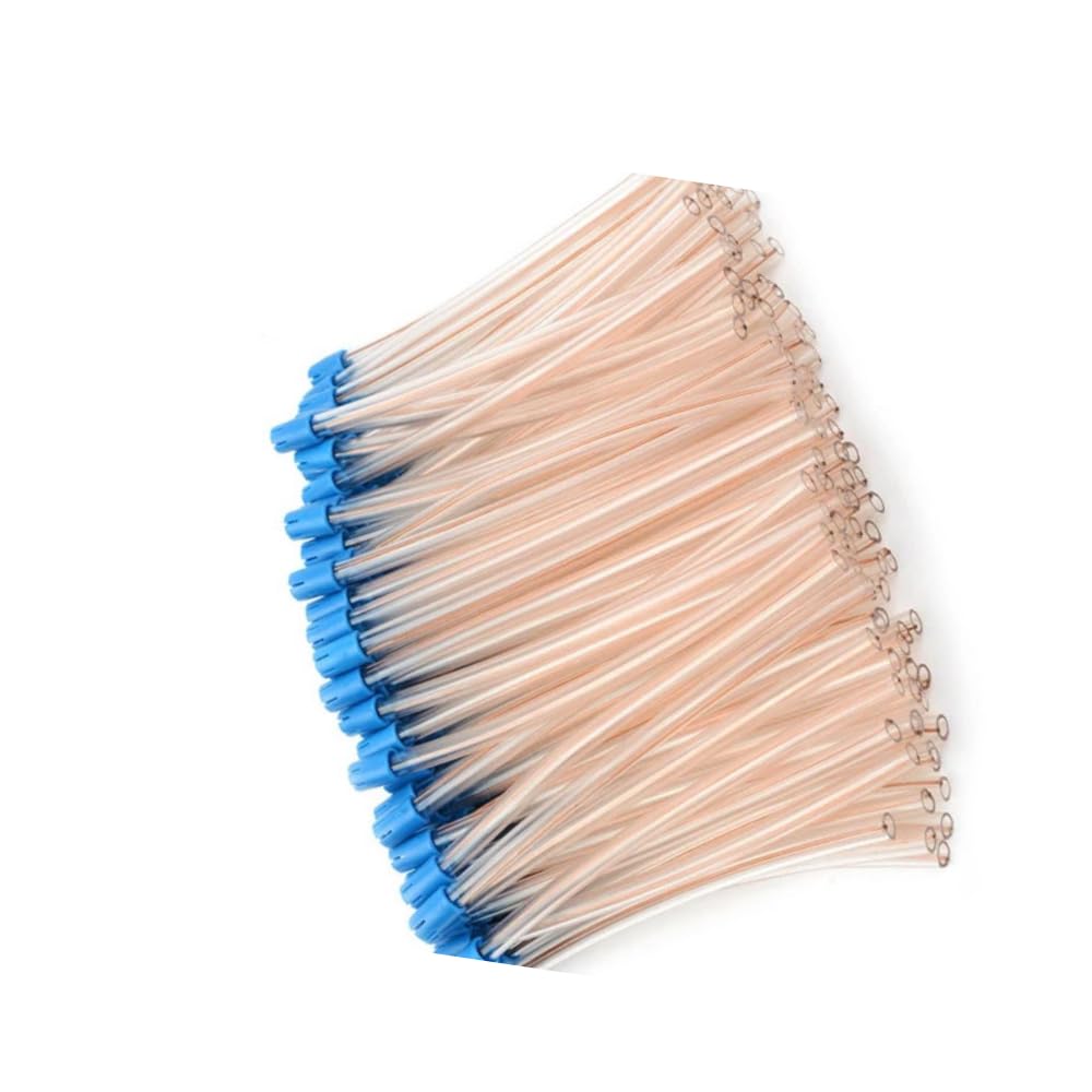 Safe-Dent A9011-CB Dental Oral Saliva Ejectors 6" Plastic Clear with Blue Tip 1000/Pk