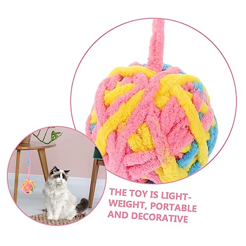 INOOMP 6 Peças Brinquedos Para Gatos Para Gatos Internos Bolas De Gatos Brinquedos Para Gatos Intern