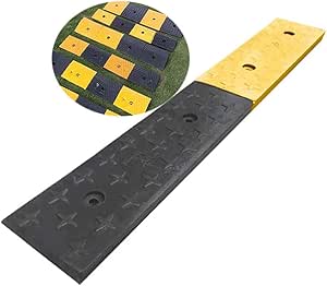 Rubber Kerb Ramps Wheelchair Ramp Roadside Mat Step Slope Pedal Non ...