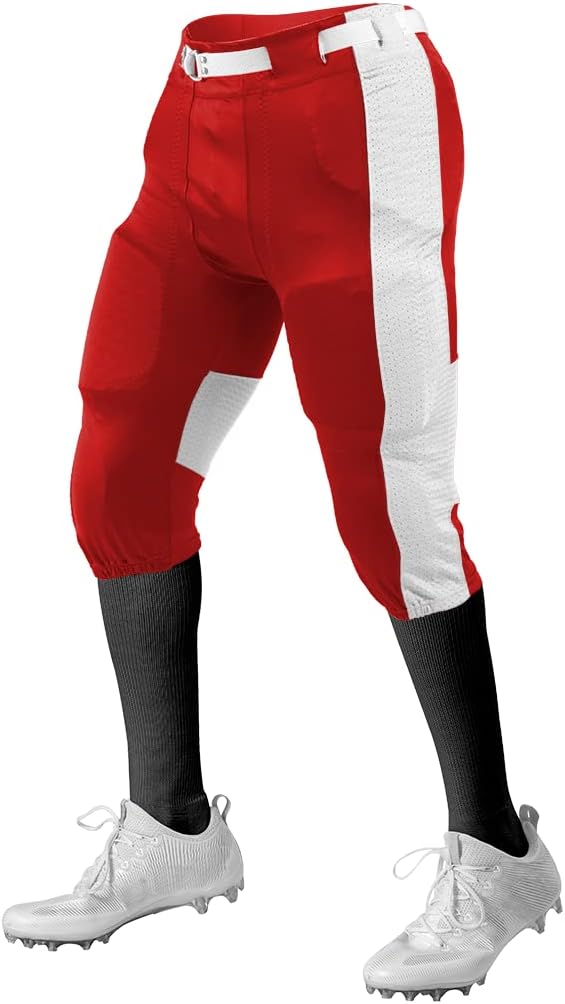Badger Sportswear Press Football Pant Red/White