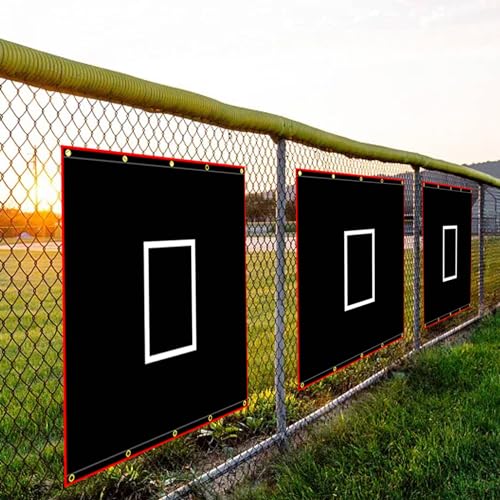 image for ANDGOAL Softball Baseball Batting Cage Vinyl Backstop Padding Mat, Por