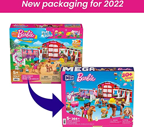 Mattel HDJ87 Mega Barbie Pets Horse Toy Building Set thumb #5
