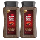 NESCAFÉ Taster's Choice Instant Coffee, Light Medium Roast Coffee, House Blend, 2 Jars (14 Oz Each)