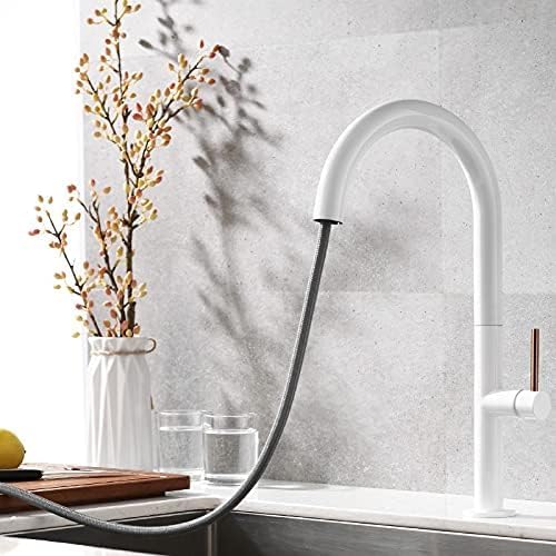 Robinet de cuisine extractible en laiton pour évier commercial