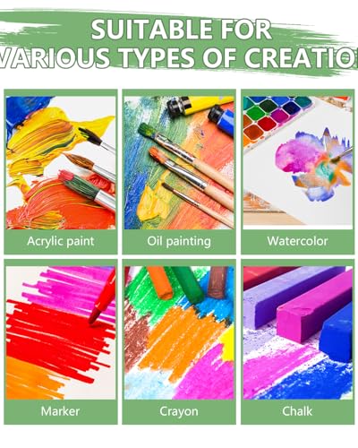 Canvas Boards for Painting 8x10, 5 Pack Canvases for Painting Cotton Primed Acid Free Blank Canvas Panels for Watercolor, Oil Paint, Gouache, Acrylic Paint and Tempera. - Thumbnail 4