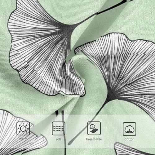 Stylish Girls Underwear Toddler 2t Cotton Panties Little Girl Black White Ginkgo Leaves Green Briefs Undies Kids3