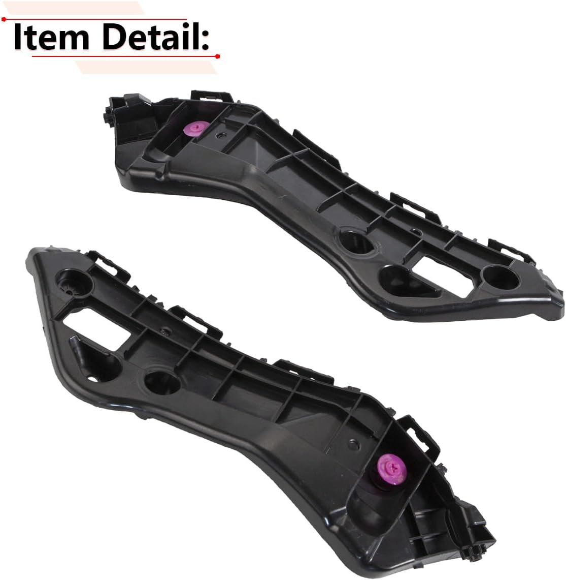 RLB-HILON Front Bumper Bracket Compatible with Toyota RAV4 2013 2014 2015 2016 2017 2018 Year, for Left and Right Side