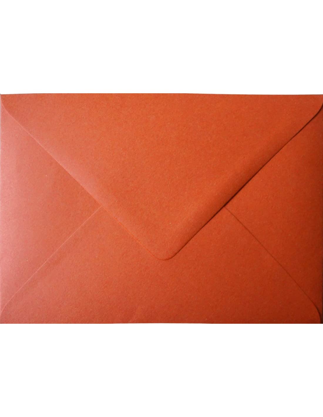 Netuno 500 enveloppes rouges B6 125 x 175 mm 120g Materica Terra Rossa rabat pointu enveloppes écologiques colorées papier naturel pour cartes d'invitation mariage cartes de voeux Noël cartes postales