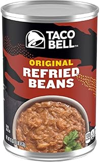 Taco Bell Original Refried Beans, 16 oz Can (Pack of 12)