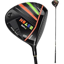 Mens Driver Golf Club,Titanium Drive and Graphite Regular 10.5 Degree Right Handed 460CC, Black