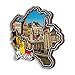 Dwutahcy 3D Wooden Fridge Magnet for Ghent Belgium Travel Souvenirs Gifts Classic Home Crafts Collectibles Kitchen Decoration Office Whiteboard Landmark
