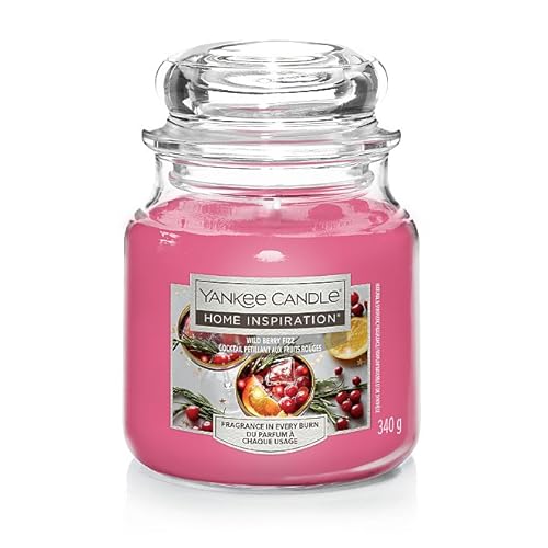 Candela Giara Media 340Gr Yankee Wild Berry Fizz Frutti Rossi