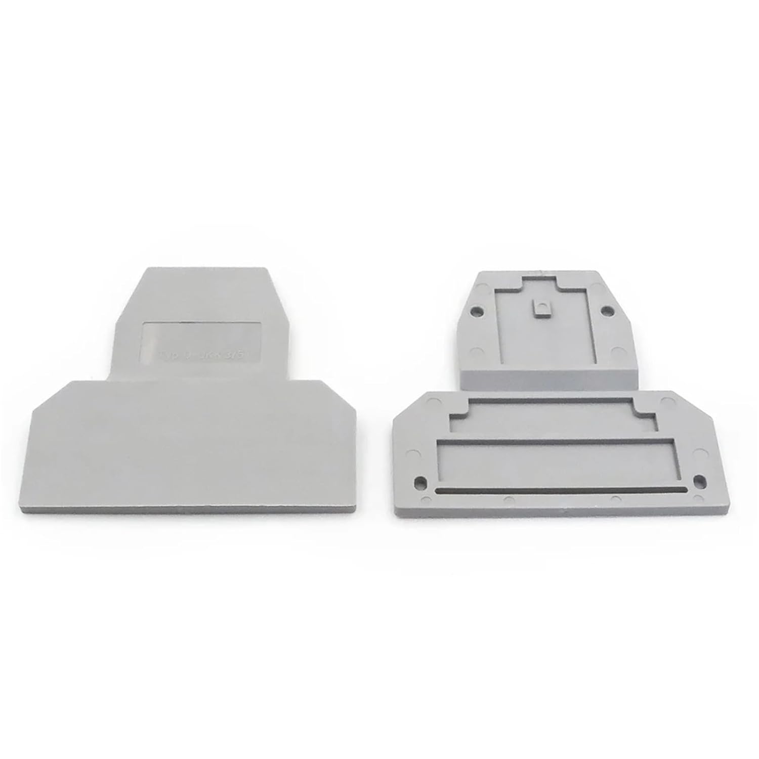 10Pcs D-UKK3/5 DIN Rail Terminal Block Insulation Partition Plate for Secure Connections