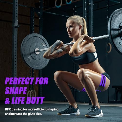 Image of Booty Bands, Blood Flow Restriction Bands for Women /Men, Adjustable BFR Training Bands for Glutes & Hip Building, Occlusion Resistance Bands