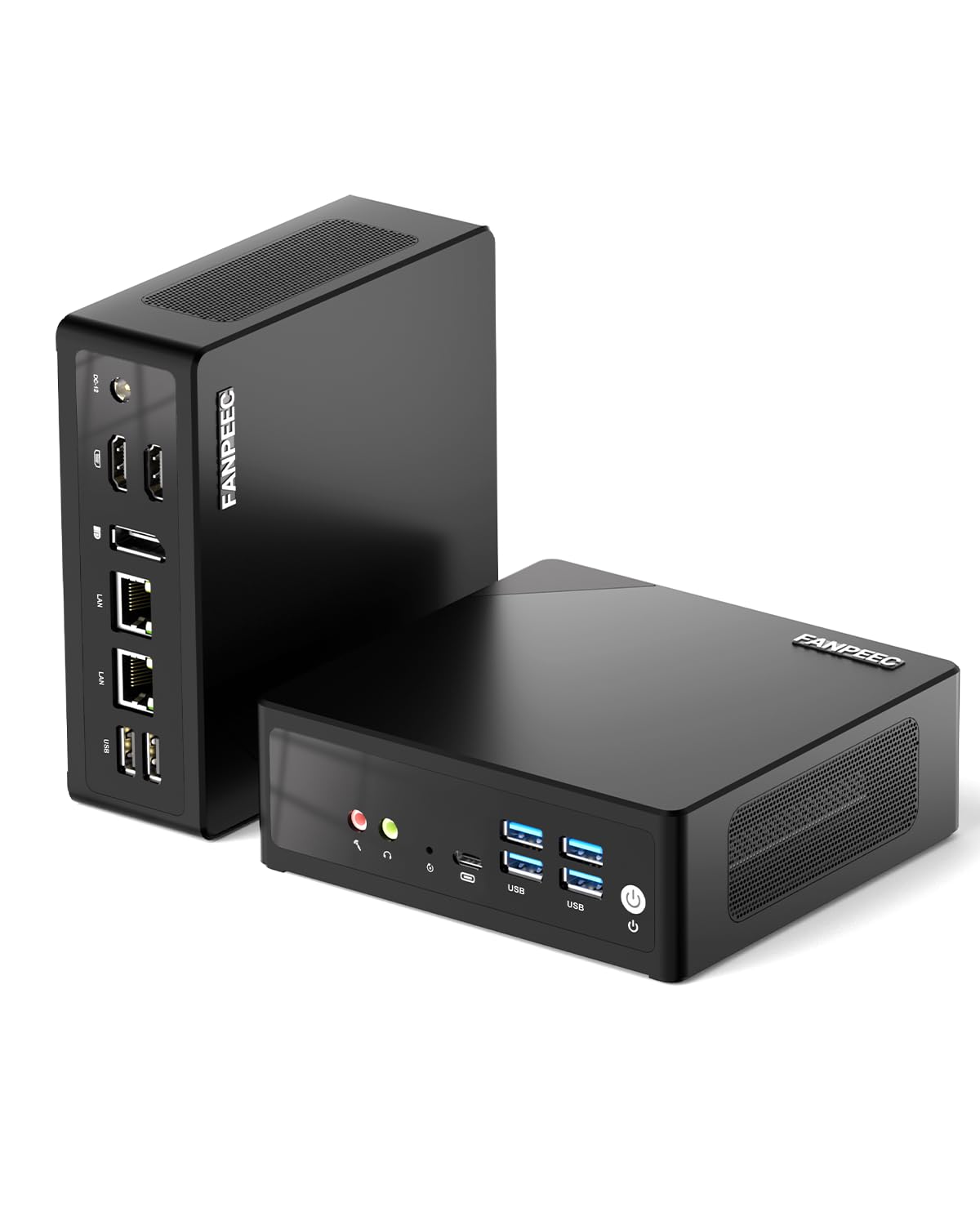 FANPEEC Mini PC N150 8GB RAM DDR5 256GB NVME SSD, Mini Computer Windows 11 Pro/Linux with 2×LAN, 4×USB3.0, 2×USB2.0, WiFi5 BT4.2, 2×HD+1×DP 4K Triple Display, Small PC Support Automatic Startup-image-43