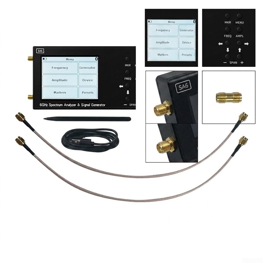 Metall Spektrumanalysator 3.2 Zoll Touchscreen 6GHz