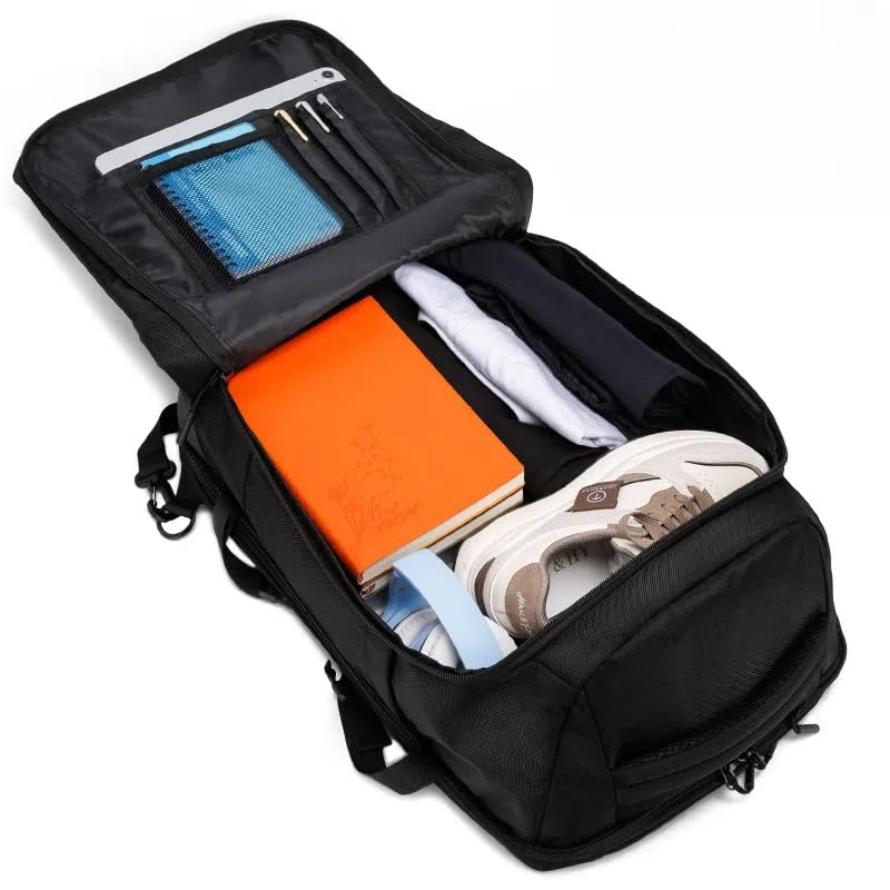 Kamlui Laptop Backpack for Men 15.6-inch Travel- Computer Case Laptop Bag Large Capacity Business Weekender Satchel Purse Fashion Black3